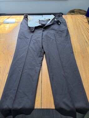 Classic Black Men's Dress Pants - Tailored Straight Fit